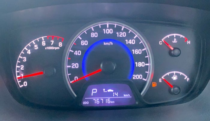 2017 Hyundai Grand i10 SPORTZ (O) AT 1.2 KAPPA VTVT, Petrol, Automatic, 76,676 km, Odometer Image