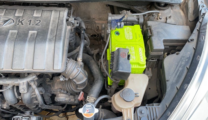 2017 Hyundai Grand i10 SPORTZ (O) AT 1.2 KAPPA VTVT, Petrol, Automatic, 76,676 km, Engine View - Left