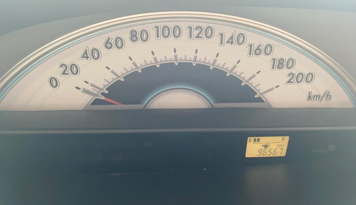 2012 Toyota Etios Liva G, Petrol, Manual, 96,531 km, Odometer Image