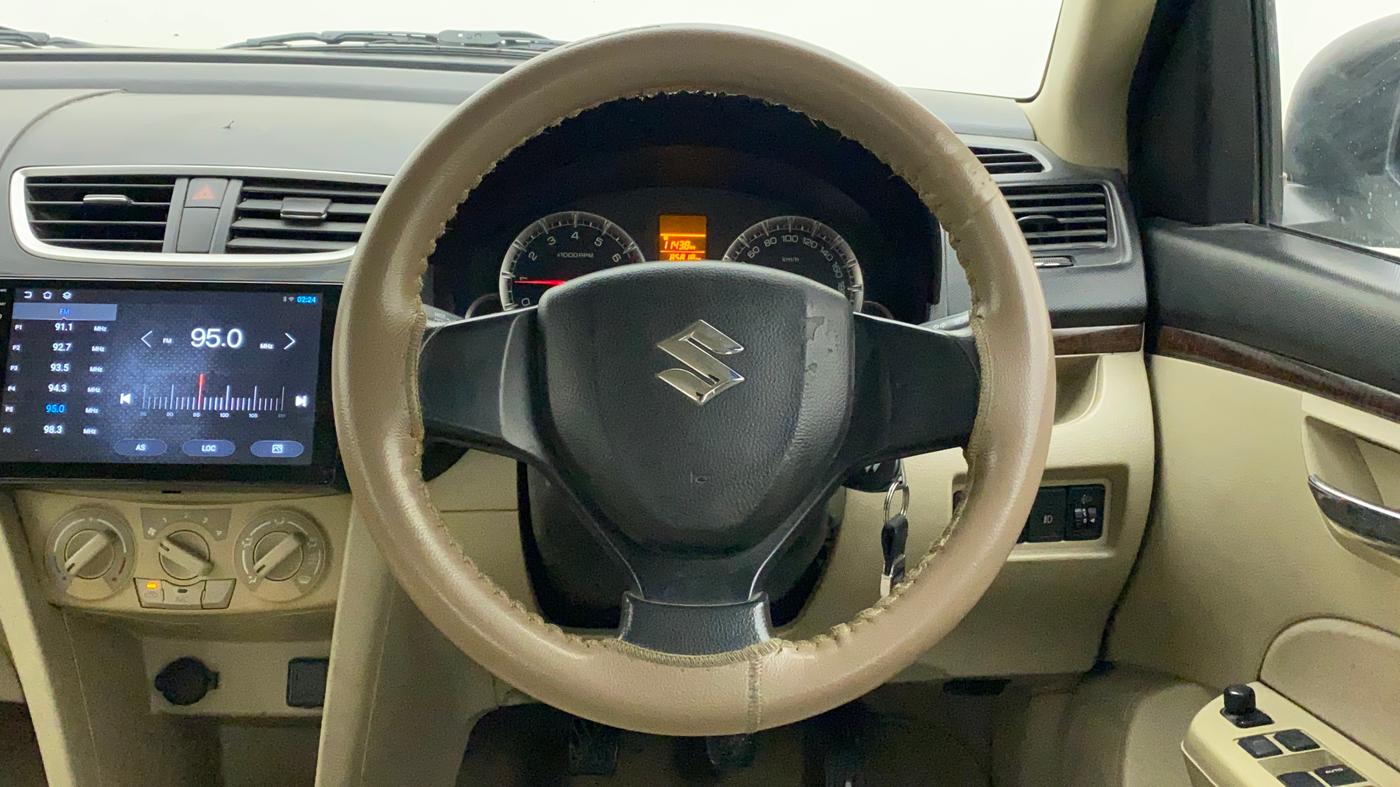 2015 Maruti Swift Dzire VXI, Petrol, Manual, 85,929 km, Steering Wheel Close Up