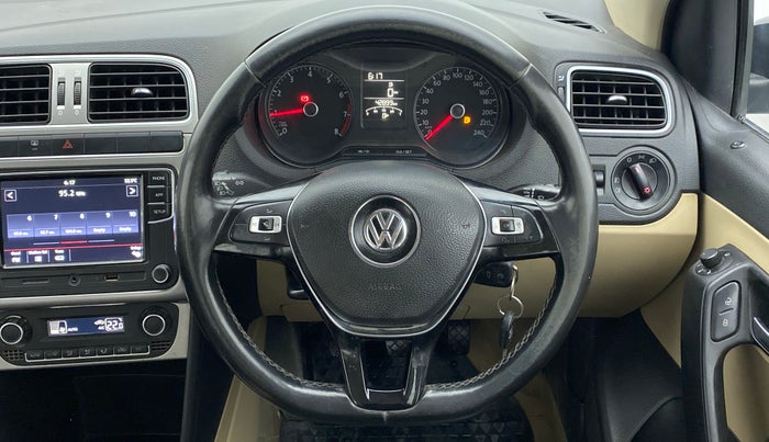 2018 Volkswagen Ameo HIGHLINE1.2L PLUS 16 ALLOY, Petrol, Manual, 42,787 km, Steering Wheel Close Up