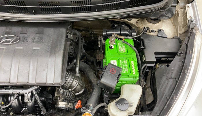 2014 Hyundai Grand i10 SPORTZ AT 1.2 KAPPA VTVT, Petrol, Automatic, 1,12,842 km, Engine View - Left