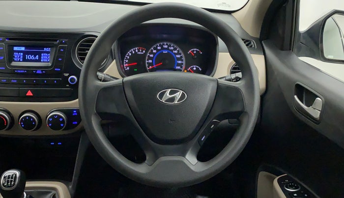 2014 Hyundai Grand i10 SPORTZ 1.2 KAPPA VTVT, Petrol, Manual, 47,545 km, Steering Wheel Close Up