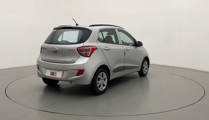 2014 Hyundai Grand i10 SPORTZ 1.2 KAPPA VTVT, Petrol, Manual, 47,545 km, Right Back Diagonal