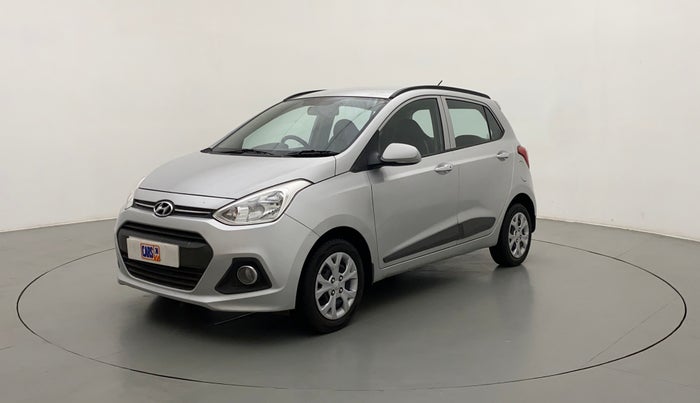 2014 Hyundai Grand i10 SPORTZ 1.2 KAPPA VTVT, Petrol, Manual, 47,545 km, Left Front Diagonal