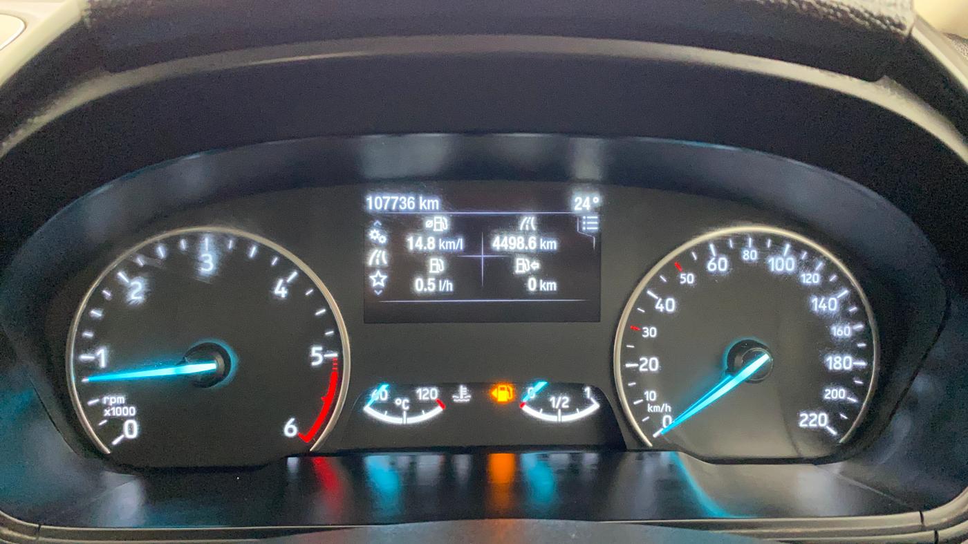 2020 Ford Ecosport TITANIUM 1.5L DIESEL, Diesel, Manual, 1,07,784 km, Odometer Image