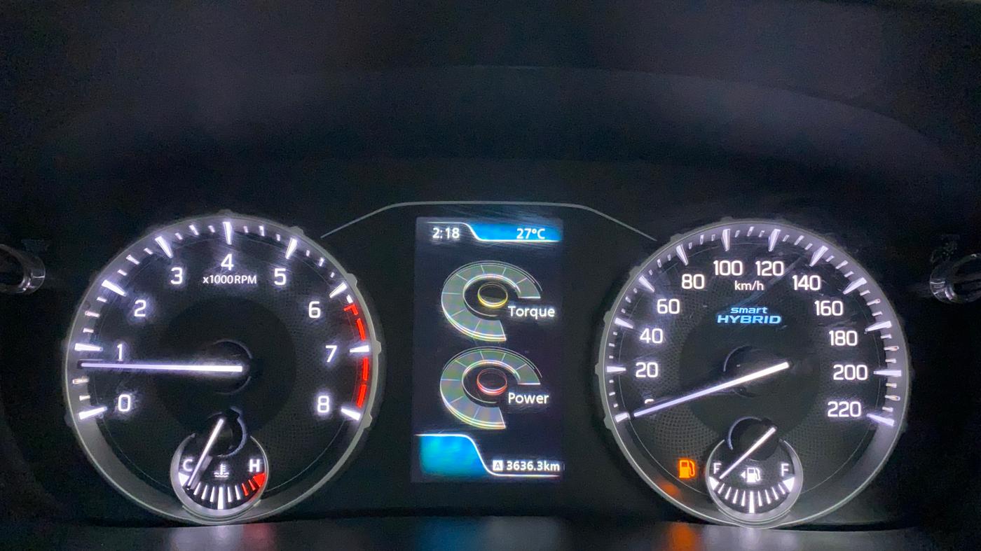 2022 Maruti BREZZA ZXI SMART HYBRID , Petrol, Manual, 3,636 km, Odometer Image