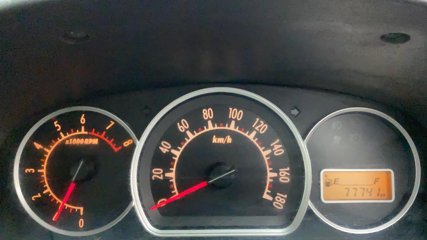 2011 Maruti Alto K10 VXI, Petrol, Manual, 77,740 km, Odometer Image
