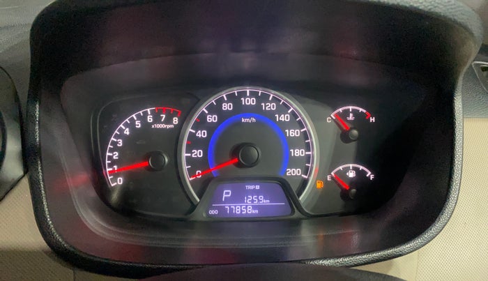 2017 Hyundai Grand i10 SPORTZ (O) AT 1.2 KAPPA VTVT, Petrol, Automatic, 77,839 km, Odometer Image