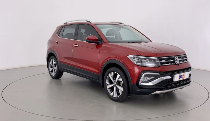 2022 Volkswagen TAIGUN TOPLINE  1.0 TSI AT, Petrol, Automatic, 8,456 km, Right Front Diagonal