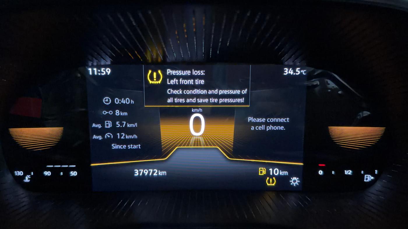 2022 Skoda SLAVIA STYLE 1.0L TSI MT, Petrol, Manual, 37,955 km, Odometer Image