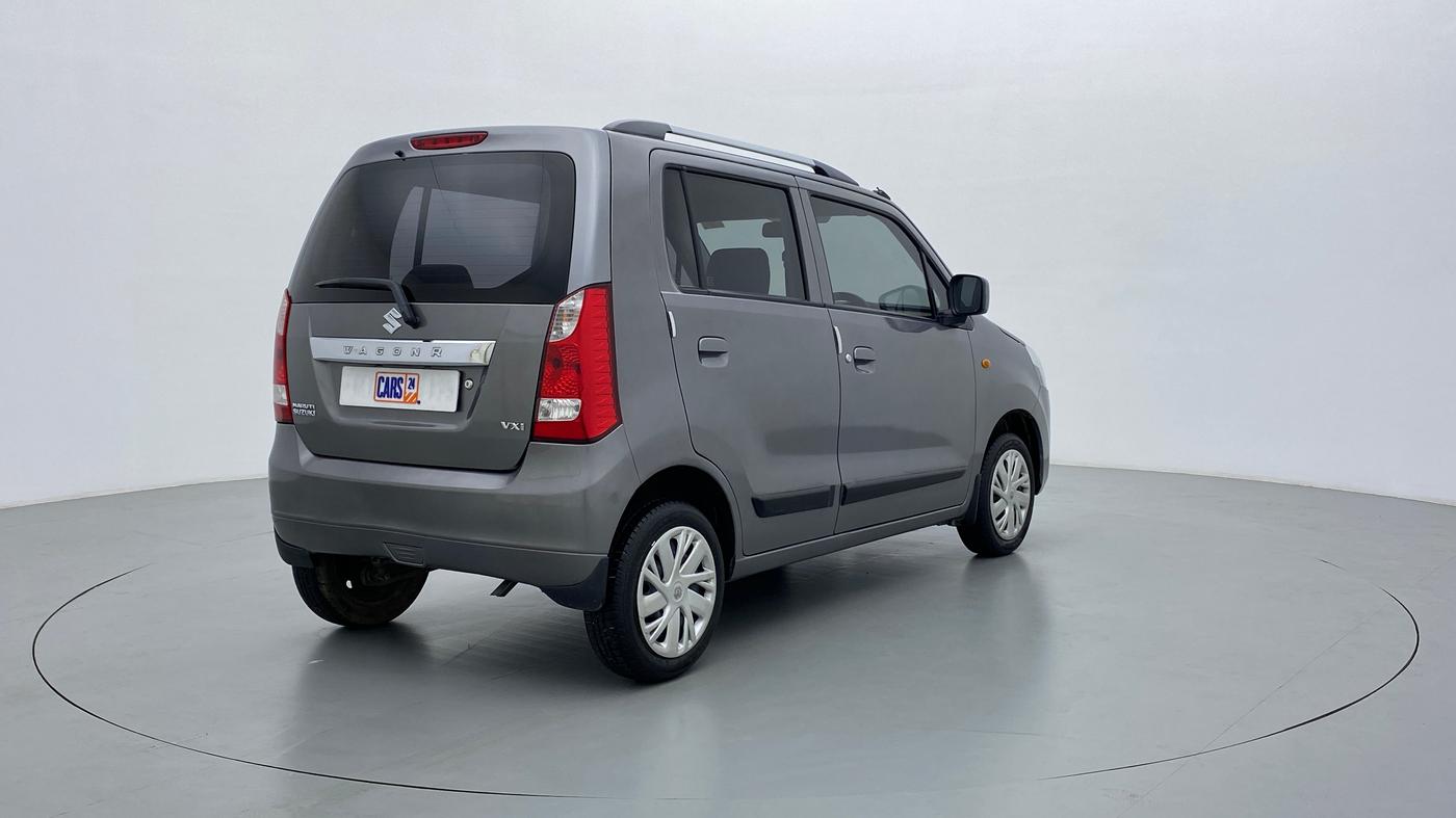2017 Maruti Wagon R 1.0 VXI, Petrol, Manual, 27,302 km, Right Back Diagonal