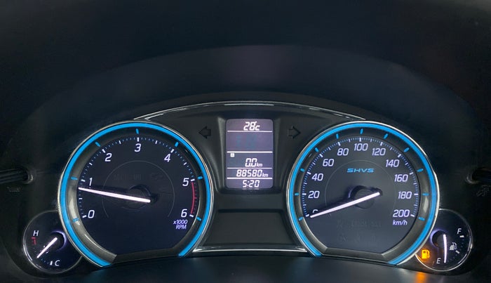 2016 Maruti Ciaz VDI+ SHVS, Diesel, Manual, 88,735 km, Odometer Image