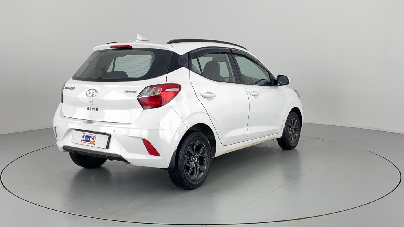 2019 Hyundai GRAND I10 NIOS SPORTZ PETROL, Petrol, Manual, 40,877 km, Right Back Diagonal