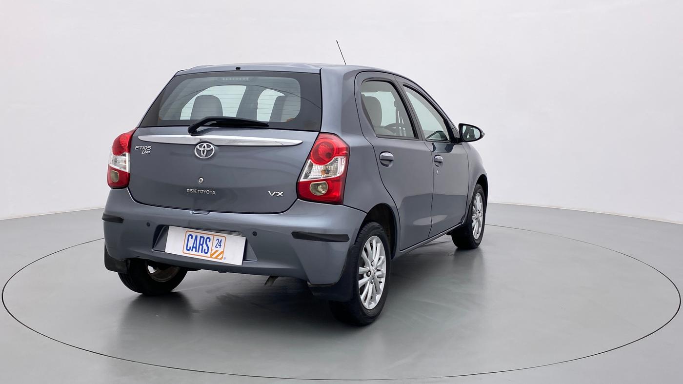2015 Toyota Etios Liva VX, Petrol, Manual, 62,419 km, Right Back Diagonal