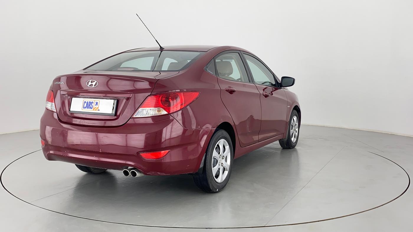 2014 Hyundai Verna FLUIDIC 1.4 VTVT, Petrol, Manual, 70,923 km, Right Back Diagonal