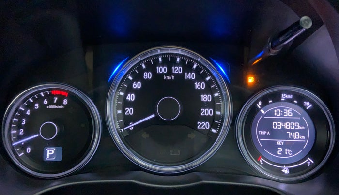 2018 Honda City ZX CVT ANNIVERSARY EDITION, Petrol, Automatic, 34,852 km, Odometer Image