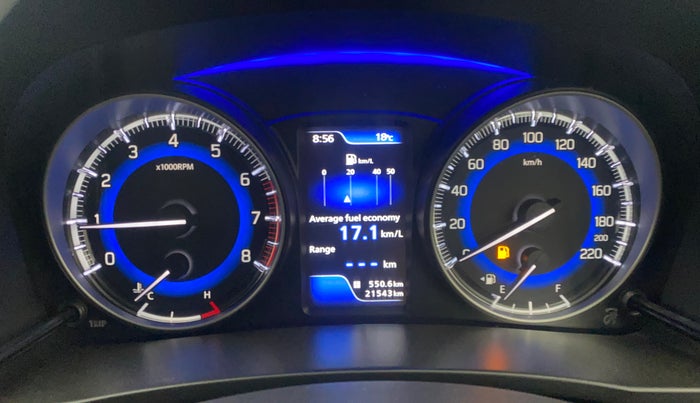 2021 Maruti Baleno ZETA PETROL 1.2, Petrol, Manual, 21,542 km, Odometer Image