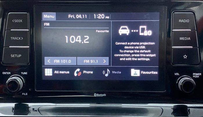 2019 KIA SELTOS HTK 1.5 PETROL, Petrol, Manual, 19,970 km, Infotainment System