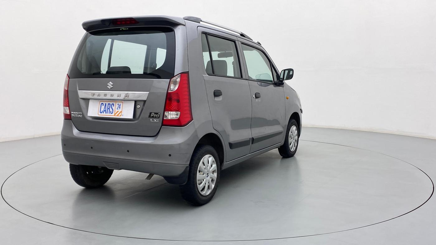 2015 Maruti Wagon R 1.0 LXI CNG, CNG, Manual, 69,497 km, Right Back Diagonal