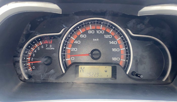 2015 Maruti Alto K10 VXI AMT, Petrol, Automatic, 75,228 km, Odometer Image