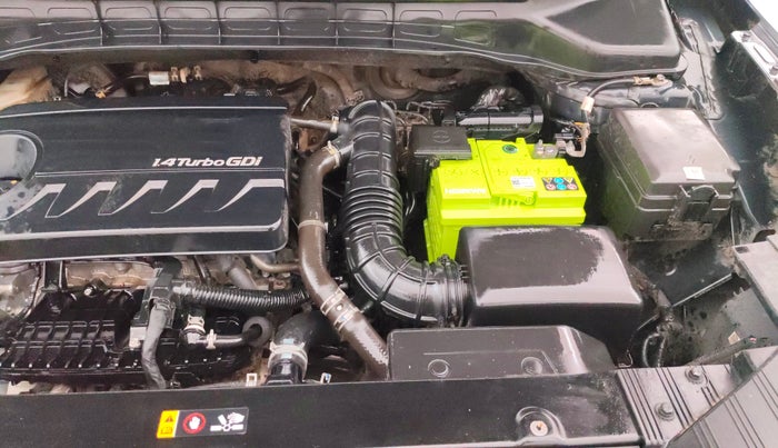 2022 KIA CARENS PRESTIGE PLUS 1.4 PETROL 7 STR, Petrol, Manual, 1,21,761 km, Engine View - Left