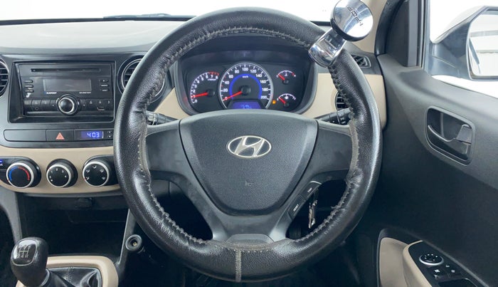 2016 Hyundai Grand i10 MAGNA 1.2 KAPPA VTVT, Petrol, Manual, 48,021 km, Steering Wheel Close Up