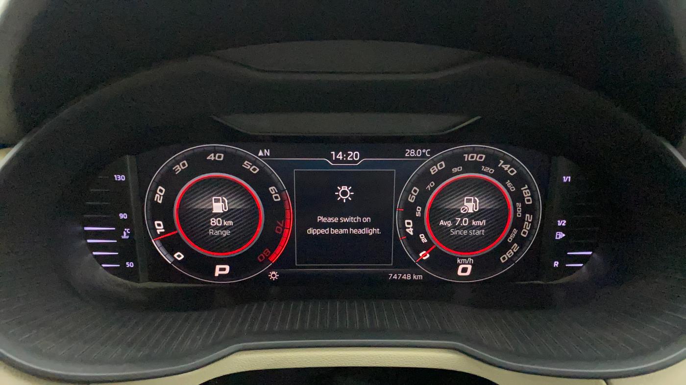2019 Skoda Octavia L&K 1.8 TSI AT, Petrol, Automatic, 74,740 km, Odometer Image