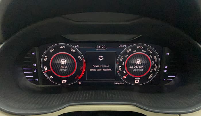 2019 Skoda Octavia L&K 1.8 TSI AT, Petrol, Automatic, 74,740 km, Odometer Image