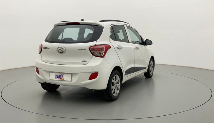 2014 Hyundai Grand i10 SPORTZ 1.2 KAPPA VTVT, Petrol, Manual, 44,782 km, Right Back Diagonal