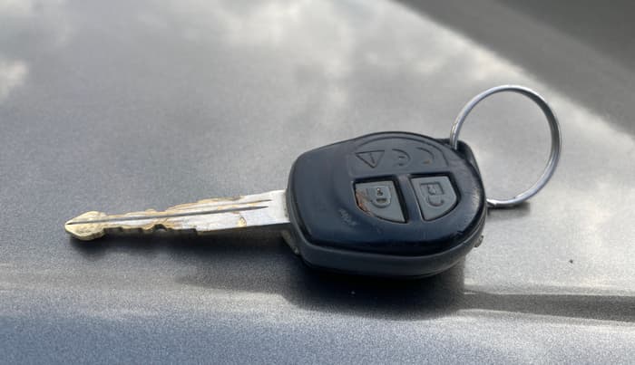 2020 Maruti Baleno DELTA PETROL 1.2, Petrol, Manual, 1,14,259 km, Key Close Up