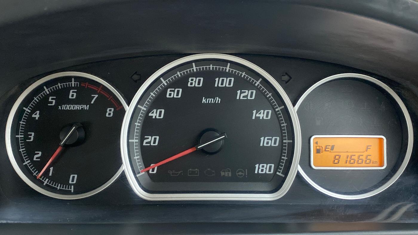 2010 Maruti Zen Estilo VXI, Petrol, Manual, 82,224 km, Odometer Image