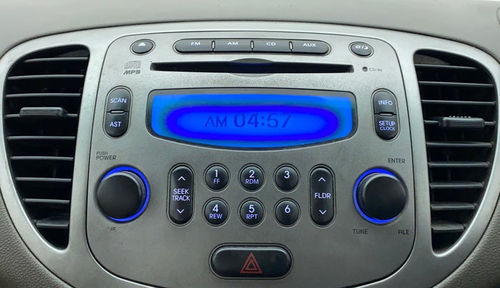 2011 Hyundai i10 SPORTZ 1.2 KAPPA2, Petrol, Manual, 61,780 km, Infotainment System