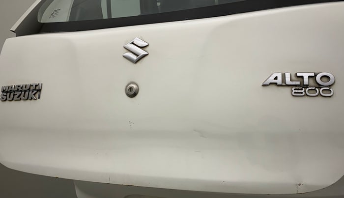 2017 Maruti Alto 800 LXI, Petrol, Manual, 47,801 km, Dicky (Boot door) - Minor scratches