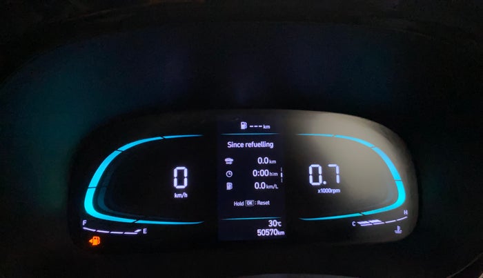 2023 Hyundai EXTER SX (O) CONNECT 1.2 MT DUAL TONE, Petrol, Manual, 50,566 km, Odometer Image