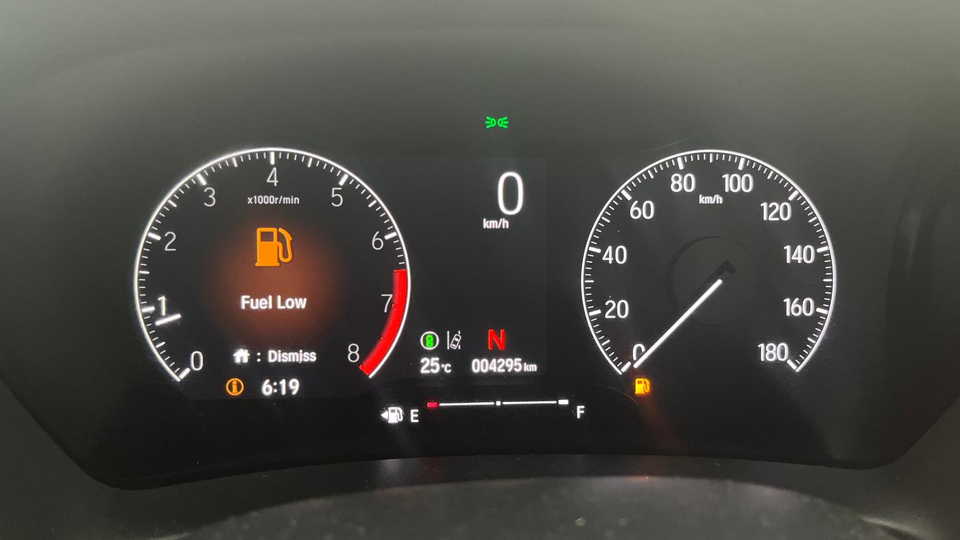 2025 Honda Amaze ZX 1.2 Petrol CVT, Petrol, Automatic, 4,295 km, Odometer Image