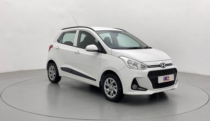 2017 Hyundai Grand i10 Sportz(O) 1.2 MT, Petrol, Manual, 61,081 km, Right Front Diagonal