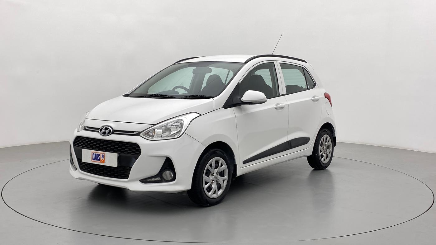 2017 Hyundai Grand i10 Sportz(O) 1.2 MT, Petrol, Manual, 61,081 km, Left Front Diagonal