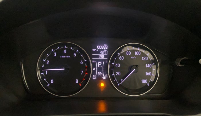 2019 Honda Amaze 1.2L I-VTEC V CVT, Petrol, Automatic, 1,00,796 km, Odometer Image