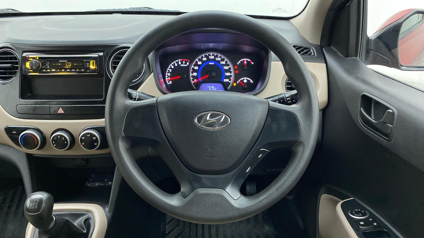 2017 Hyundai Grand i10 MAGNA 1.2 KAPPA VTVT, Petrol, Manual, 25,836 km, Steering Wheel Close Up