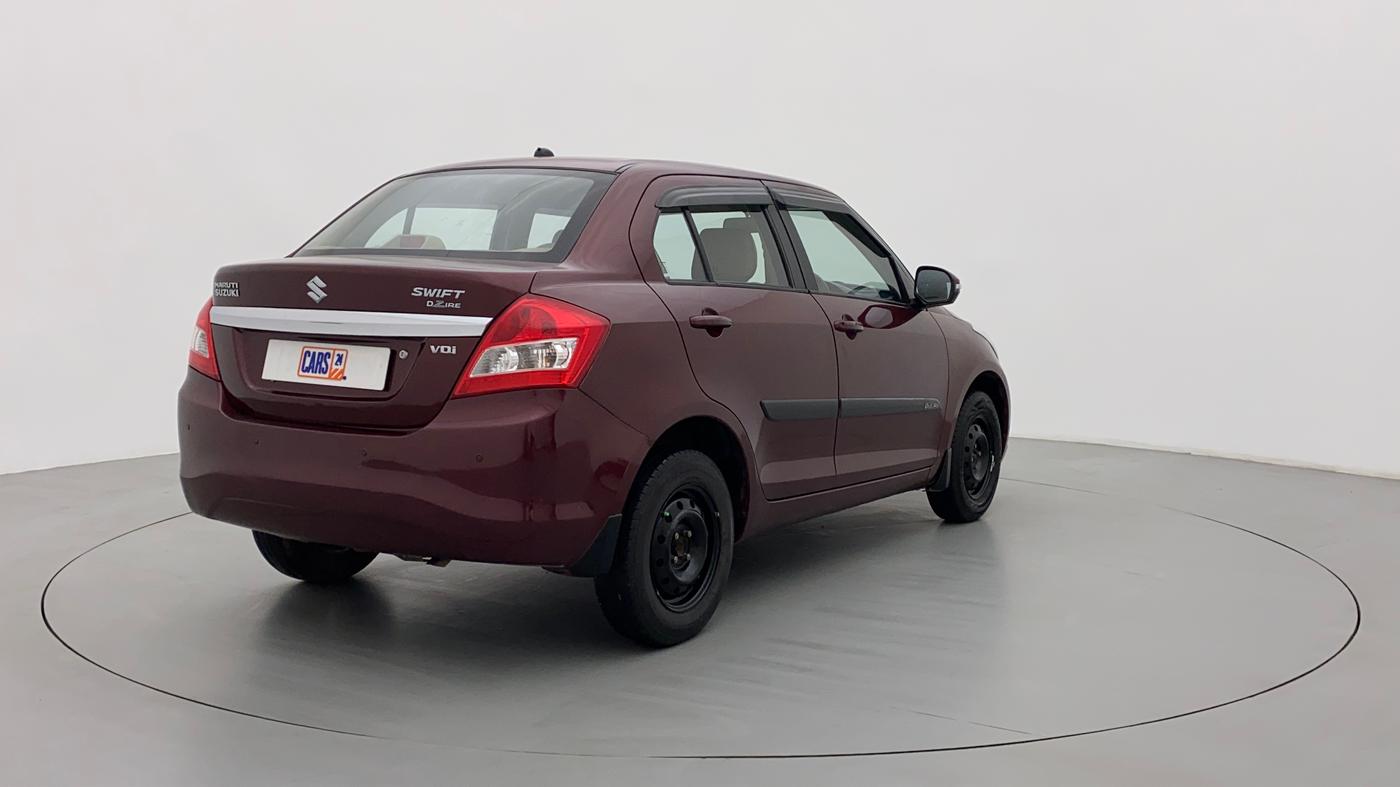 2017 Maruti Swift Dzire VDI OPT, Diesel, Manual, 74,039 km, Right Back Diagonal