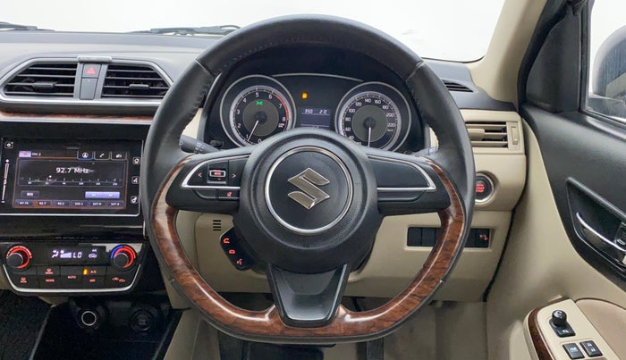 2019 Maruti Dzire ZXI PLUS AMT, Petrol, Automatic, 42,001 km, Steering Wheel Close Up