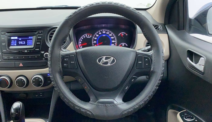 2016 Hyundai Grand i10 ASTA AT 1.2 KAPPA VTVT, Petrol, Automatic, 71,822 km, Steering Wheel Close Up