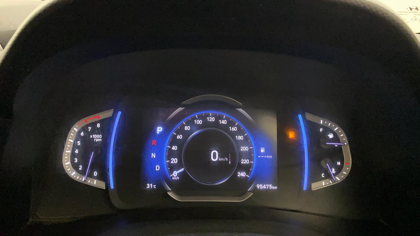 2021 Hyundai Creta SX (O) 1.4 TURBO DCT, Petrol, Automatic, 95,470 km, Odometer Image