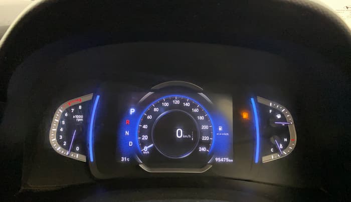 2021 Hyundai Creta SX (O) 1.4 TURBO DCT, Petrol, Automatic, 95,470 km, Odometer Image