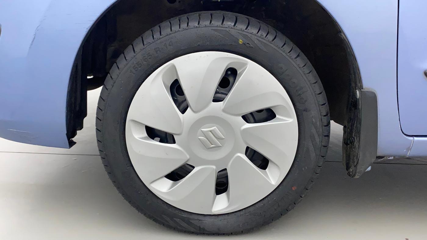2014 Maruti Wagon R 1.0 VXI, Petrol, Manual, 92,463 km, Left Front Wheel