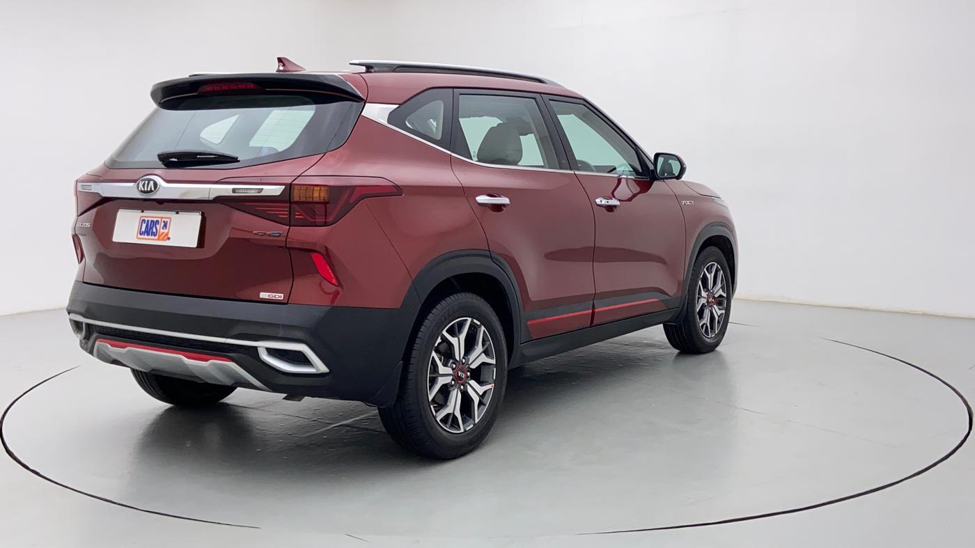 2019 KIA SELTOS GTX+ 1.4 MT, Petrol, Manual, 13,171 km, Right Back Diagonal