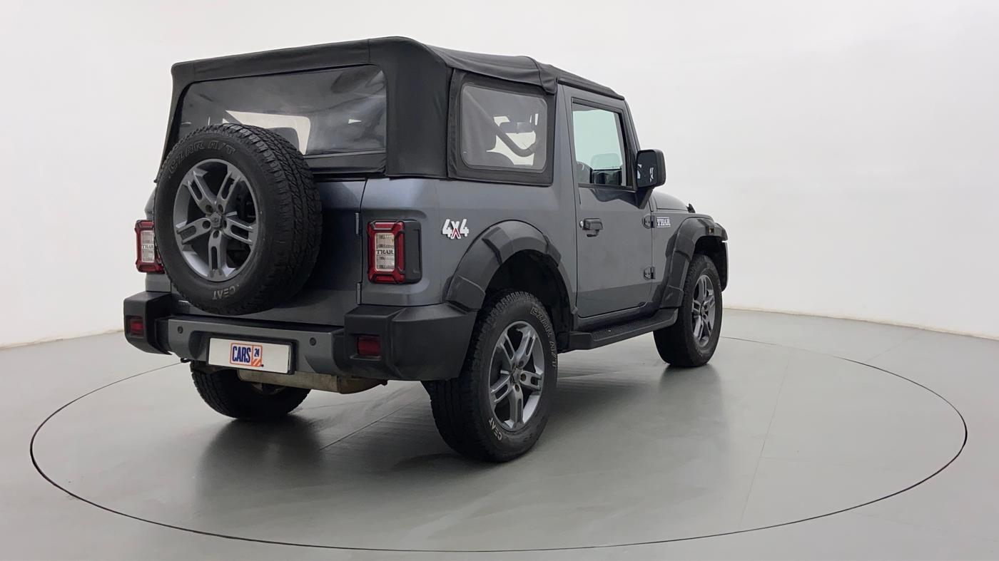 2020 Mahindra Thar LX  P 4WD AT CONVERTIBLE, Petrol, Automatic, 27,329 km, Right Back Diagonal