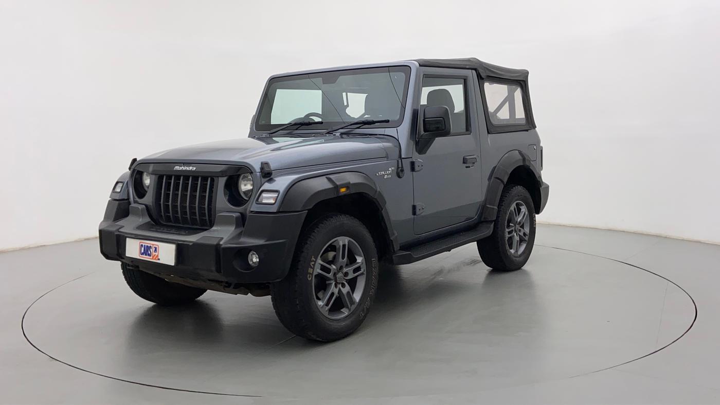 2020 Mahindra Thar LX  P 4WD AT CONVERTIBLE, Petrol, Automatic, 27,329 km, Left Front Diagonal