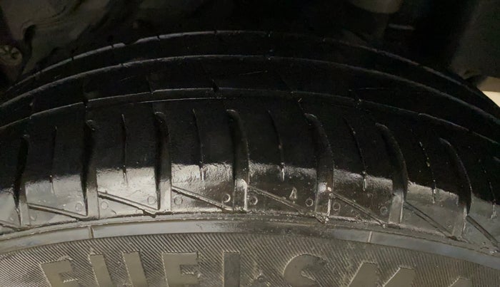 2018 Ford Figo Aspire TITANIUM 1.2 PETROL, Petrol, Manual, 60,505 km, Left Rear Tyre Tread